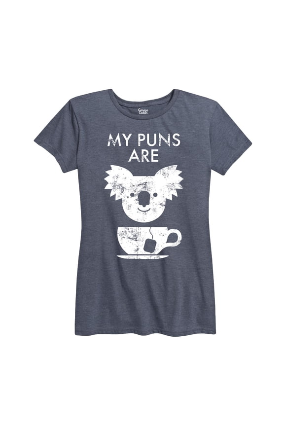 - My Puns Are Koala Tea Short Sleeve Graphic T-Shirt