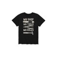 thumbnail image 1 of Instant Message - My Shop My Tools My Rules - Men's Short Sleeve Graphic T-Shirt, 1 of 5