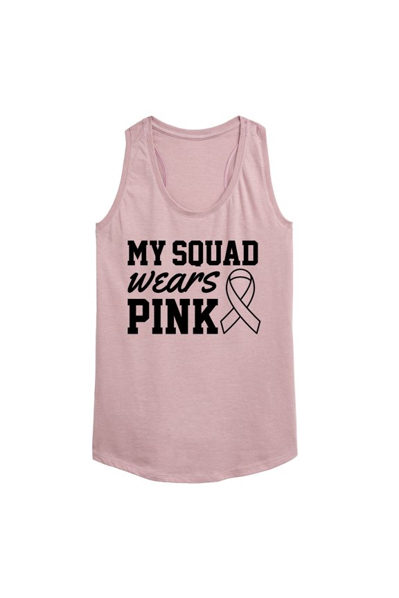 - My Squad Wears Pink - Women's Racerback Graphic Tank