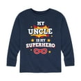thumbnail image 1 of Instant Message - My Uncle Is My Superhero - Toddler And Youth Long Sleeve Graphic T-Shirt, 1 of 5