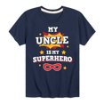 thumbnail image 1 of Instant Message - My Uncle Is My Superhero - Toddler And Youth Short Sleeve Graphic T-Shirt, 1 of 5