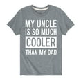 thumbnail image 1 of Instant Message - My Uncle Is So Much Cooler - Toddler And Youth Short Sleeve Graphic T-Shirt, 1 of 5