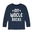 thumbnail image 1 of Instant Message - My Uncle Rocks - Toddler And Youth Long Sleeve Graphic T-Shirt, 1 of 6