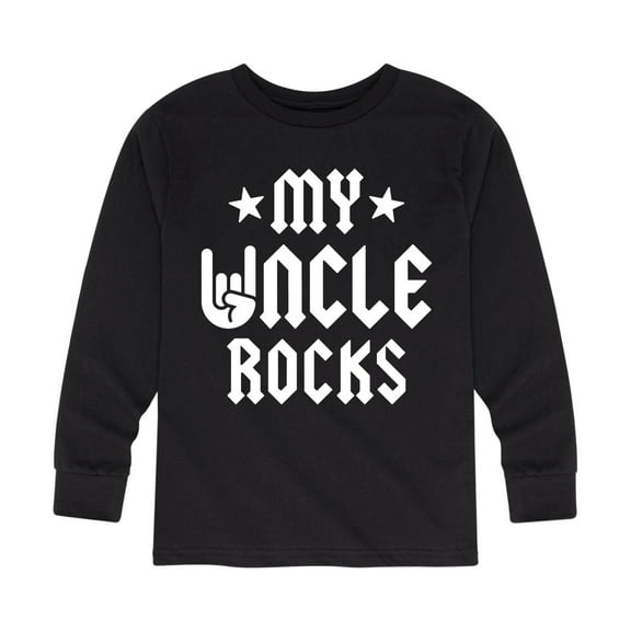 Instant Message - My Uncle Rocks - Toddler And Youth Long Sleeve Graphic T-Shirt