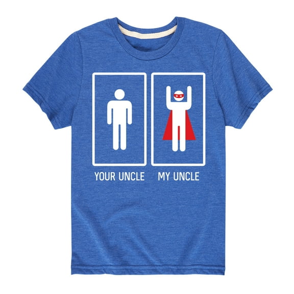 Instant Message - My Uncle, Your Uncle - Toddler And Youth Short Sleeve Graphic T-Shirt