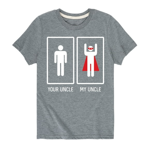 Instant Message - My Uncle, Your Uncle - Toddler And Youth Short Sleeve Graphic T-Shirt