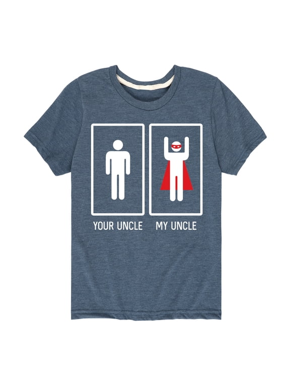 - My Uncle, Your Uncle Boys' Short Sleeve Graphic T-Shirt