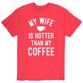 thumbnail image 1 of Instant Message - My Wife Is Hotter Coffee - Men's Short Sleeve T-Shirt, 1 of 5