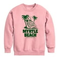 thumbnail image 1 of Instant Message - Myrtle Beach Alligator - Toddler & Youth Crewneck Fleece Sweatshirt, 1 of 5