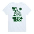 thumbnail image 1 of Instant Message - Myrtle Beach Alligator - Vacation Destination - Boy's Short Sleeve Graphic T-Shirt, 1 of 6