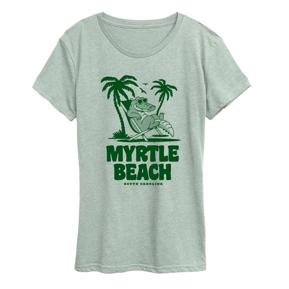 Instant Message - Myrtle Beach Alligator - Women's Short Sleeve Graphic T-Shirt