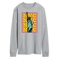 thumbnail image 1 of Instant Message - NYC Statue Of Liberty - Men's Long Sleeve T-Shirt, 1 of 6