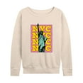 thumbnail image 1 of Instant Message - NYC Statue Of Liberty - Women's Lightweight French Terry Long Sleeve Shirt, 1 of 6