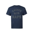 thumbnail image 1 of Instant Message - Nachos And Naps - Men's Short Sleeve Graphic T-Shirt, 1 of 6