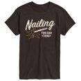 thumbnail image 1 of Instant Message - Nailing This Dad Thing Short Sleeve Graphic T-Shirt, 1 of 4