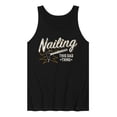thumbnail image 1 of Instant Message - Nailing This Dad Thing Graphic Tank Top, 1 of 5