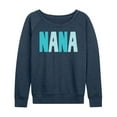thumbnail image 1 of Instant Message - Nana - Women's Lightweight French Terry Long Sleeve Shirt, 1 of 6