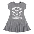 thumbnail image 1 of Instant Message - Nantucket - Toddler & Youth Girls Fit & Flare Dress, 1 of 1