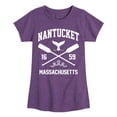 thumbnail image 1 of Instant Message - Nantucket - Toddler & Youth Girls Short Sleeve Graphic T-Shirt, 1 of 6
