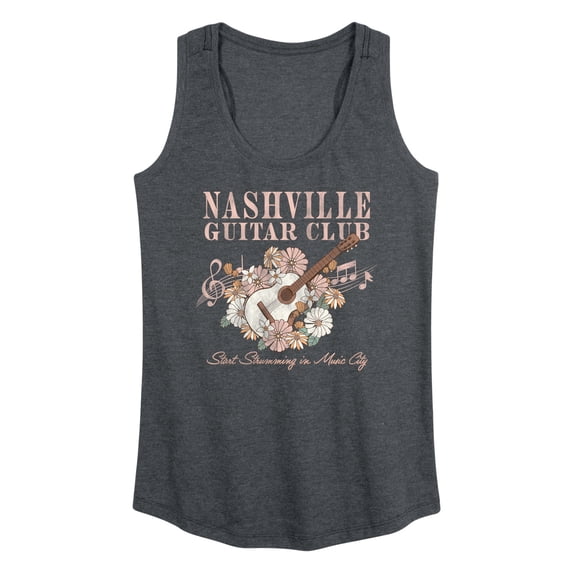 Instant Message - Nashville Guitar Women's Graphic Racerback Tank