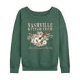 thumbnail image 1 of Instant Message - Nashville Guitar - Women's French Terry Long Sleeve Pullover, 1 of 5
