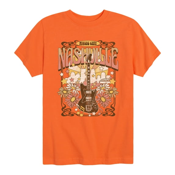 Instant Message - Nashville Music Poster Boys' Short Sleeve Graphic T-Shirt