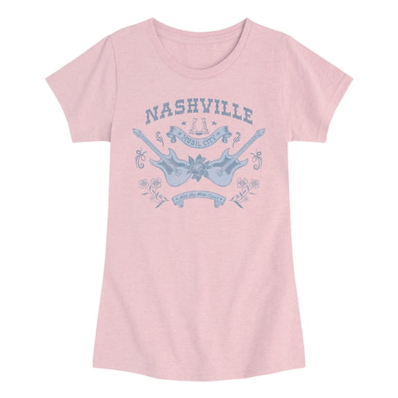 Instant Message - Nashville Wish You Were Here Fitted Short Sleeve Graphic T-Shirt