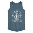 thumbnail image 1 of Instant Message - Nassau Bahamas Crest - Women's Racerback Tank Top, 1 of 6
