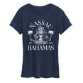 thumbnail image 1 of Instant Message - Nassau Bahamas Crest - Women's Short Sleeve Graphic T-Shirt, 1 of 6