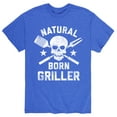 thumbnail image 1 of Instant Message - Natural Born Griller - Men's Short Sleeve Graphic T-Shirt, 1 of 5