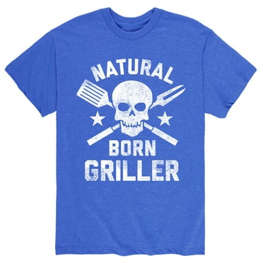 Instant Message - Natural Born Griller - Men's Short Sleeve Graphic T-Shirt
