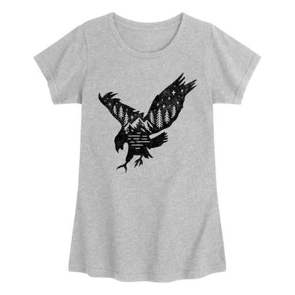 Instant Message - Nature Eagle - Youth Girls Short Sleeve T-shirt