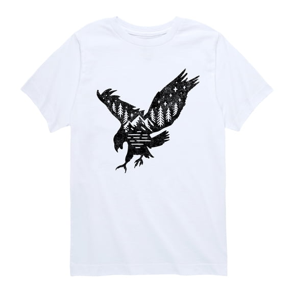 Instant Message - Nature Eagle - Youth Short Sleeve Graphic T-shirt