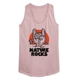 thumbnail image 1 of Instant Message - Nature Rocks Graphic Racerback Tank, 1 of 5