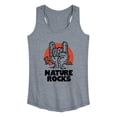 thumbnail image 1 of Instant Message - Nature Rocks Graphic Racerback Tank, 1 of 5