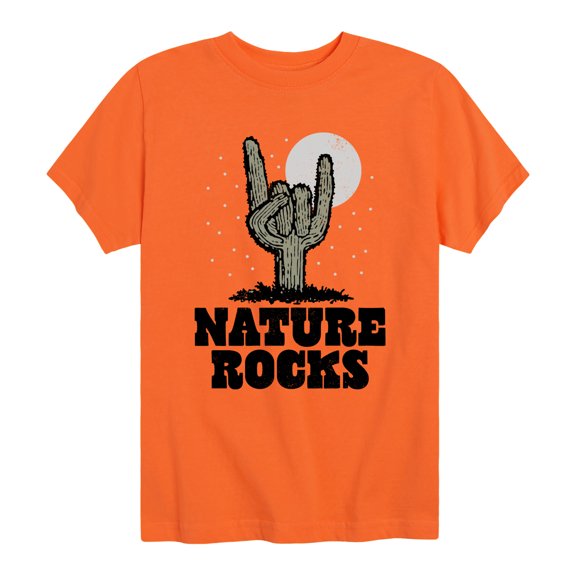 Instant Message - Nature Rocks - Youth Short Sleeve Graphic T-Shirt