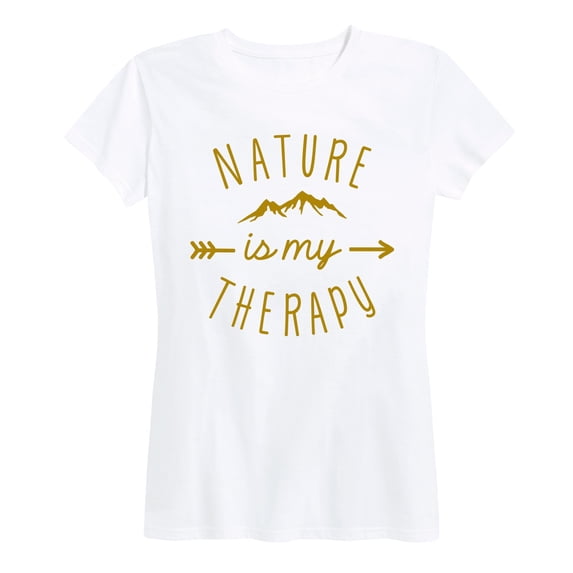 Instant Message - Nature is My Therapy - Women's Short Sleeve Graphic T-shirt