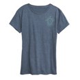 thumbnail image 1 of Instant Message - Nautical Sea Turtle - Women's Short Sleeve Graphic T-Shirt, 1 of 5