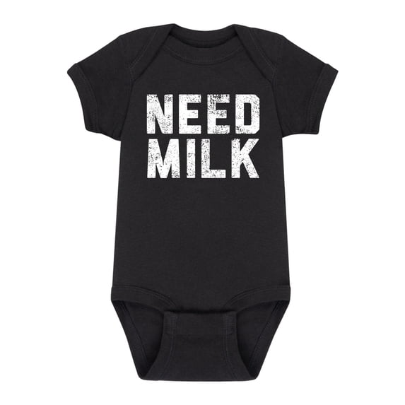 Instant Message - Need Milk Baby Graphic One Piece