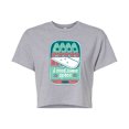 thumbnail image 1 of Instant Message - Need Space Tin Fish - Juniors Cropped Graphic T-Shirt, 1 of 5