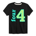 thumbnail image 1 of Instant Message - Neon Birthday Design -Toddler And Youth Short Sleeve Graphic T-Shirt, 1 of 5