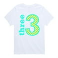 thumbnail image 1 of Instant Message - Neon Birthday Design -Toddler And Youth Short Sleeve Graphic T-Shirt, 1 of 5