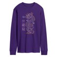 thumbnail image 1 of Instant Message - Neon Chinese Dragon Long Sleeve Graphic T-Shirt, 1 of 4