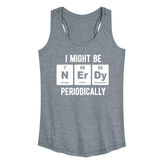 Instant Message - Nerdy Periodically - Women's Racerback Tank Top
