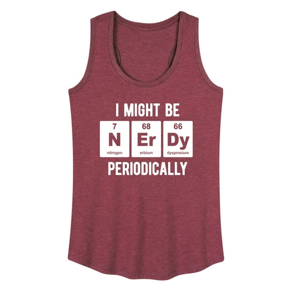 Instant Message - Nerdy Periodically - Women's Racerback Tank Top