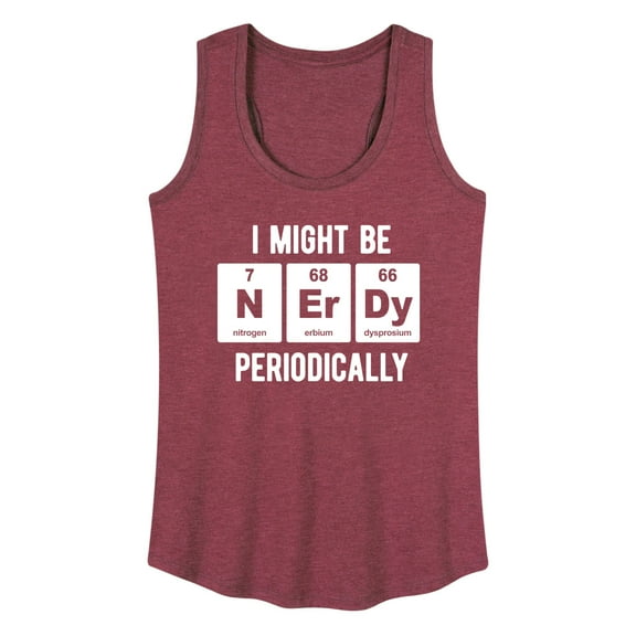 Instant Message - Nerdy Periodically - Women's Racerback Tank Top