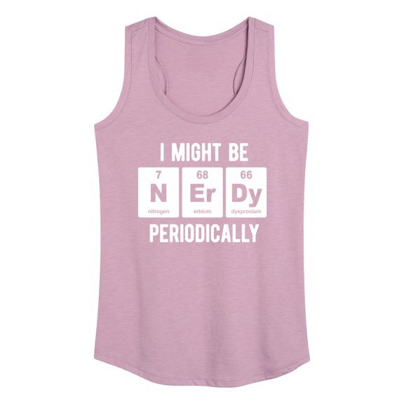 Instant Message - Nerdy Periodically - Women's Racerback Tank Top