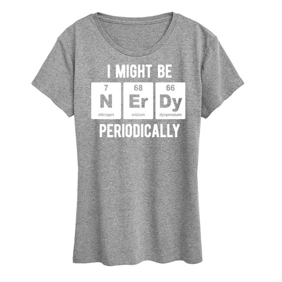 Instant Message - Nerdy Periodically - Women's Short Sleeve Graphic T-Shirt