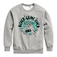 thumbnail image 1 of Instant Message - Never Game Over - Toddler & Youth Crewneck Fleece Sweatshirt, 1 of 6