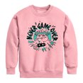 thumbnail image 1 of Instant Message - Never Game Over - Toddler & Youth Crewneck Fleece Sweatshirt, 1 of 5